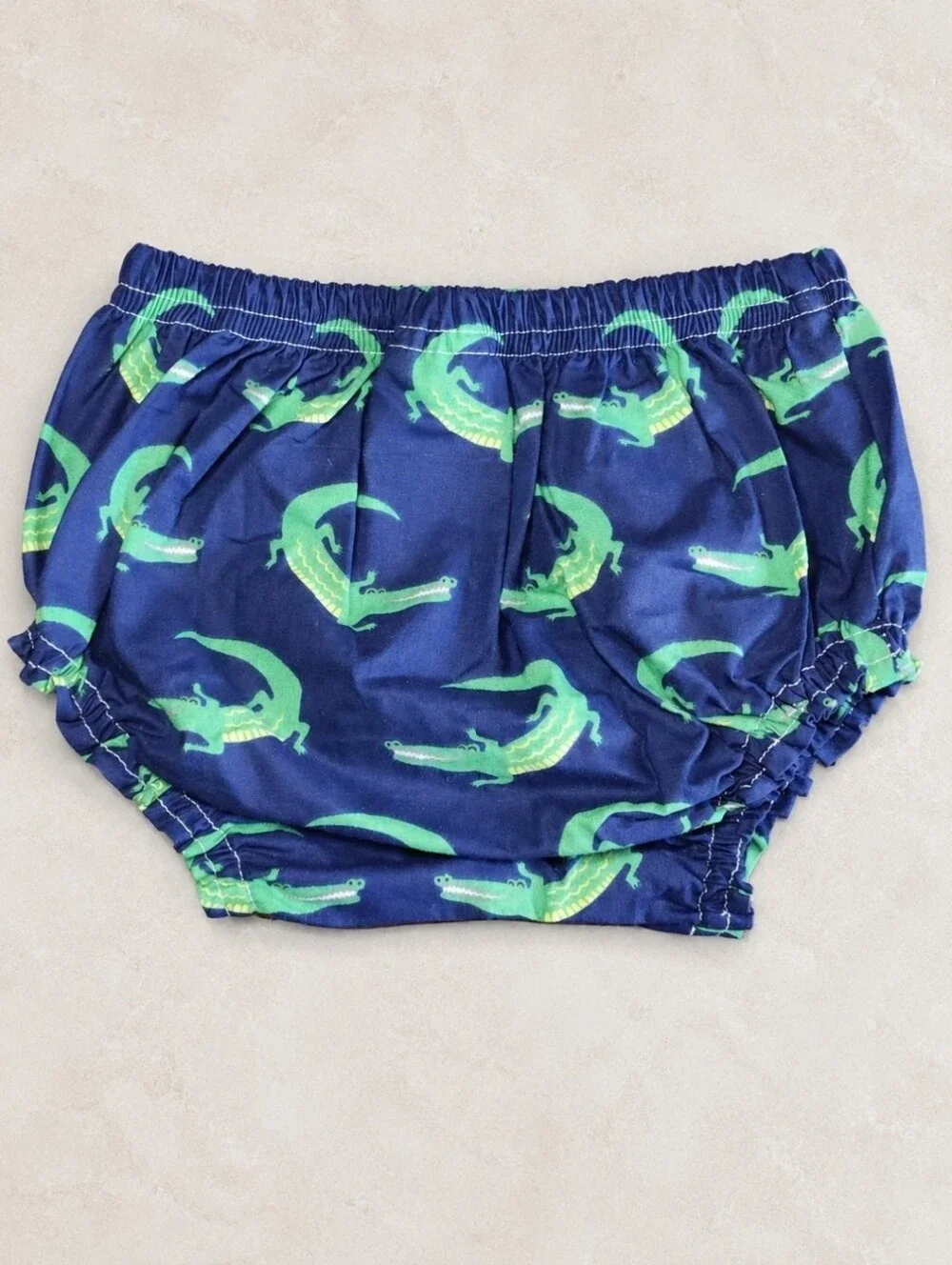Pottery Barn Baby Alligator Diaper Cover Bloomers 12-24M NWT